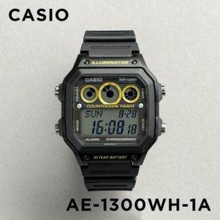 カシオ(CASIO)の【並行輸入品】【日本未発売】CASIO STANDARD MENS カシオ スタンダード AE-1300WH-1A 腕時計 時計 ブランド メンズ キッズ 子供 男の子 チープカシオ チプカシ デジタル 日付 防水 サッカー フットサル 審判 レフェリー ブラック 黒 海外モデル 送料無料(腕時計(アナログ))