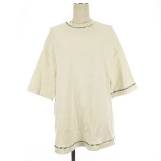 ザラ(ZARA)のザラ ZARA Tシャツ カットソー 半袖 ステッチ ホワイト S(Tシャツ/カットソー(半袖/袖なし))