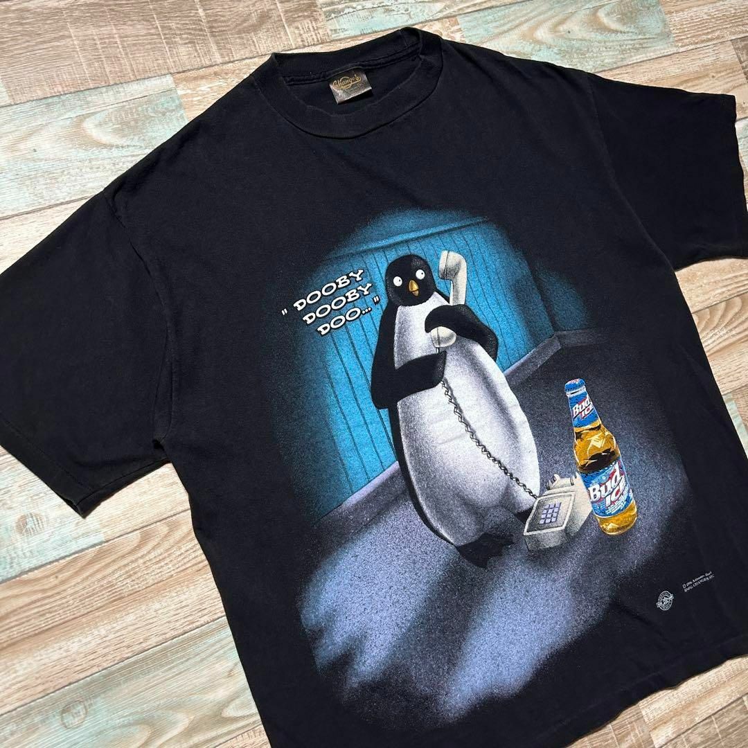 BUD ICE バドアイス Tシャツ ヴィンテージ ペンギン オフィシャル XL 1
