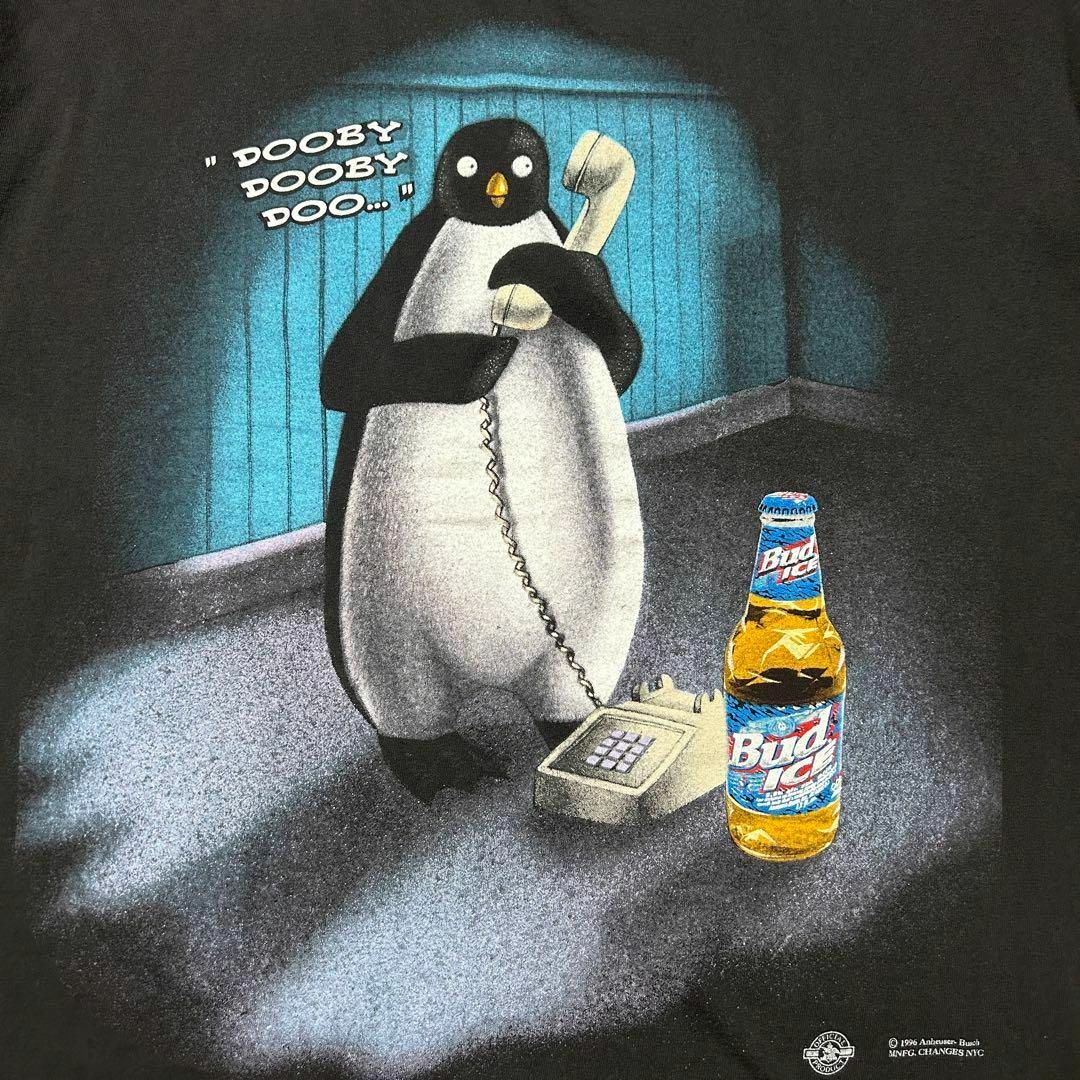 BUD ICE バドアイス Tシャツ ヴィンテージ ペンギン オフィシャル XL 3