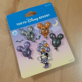 ディズニー(Disney)のディズニーリゾート バルーン ピンバッジ ミニーマウス ハロウィン ②(キャラクターグッズ)