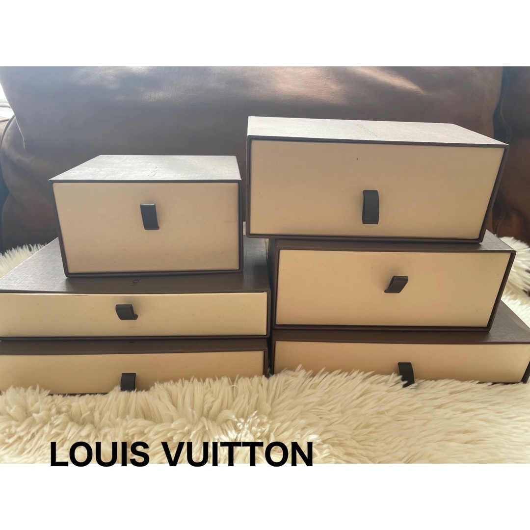 【LOUIS VUITTON】ルイビトン　空き箱6個セット　焦げ茶色