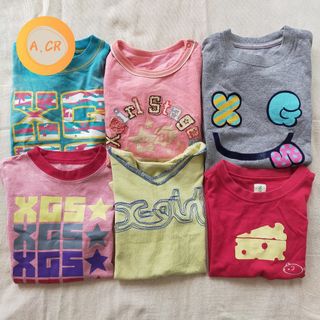 エックスガールステージス(X-girl Stages)のX-girl stages　grin kids　まとめ売り　90～110㎝(Tシャツ/カットソー)