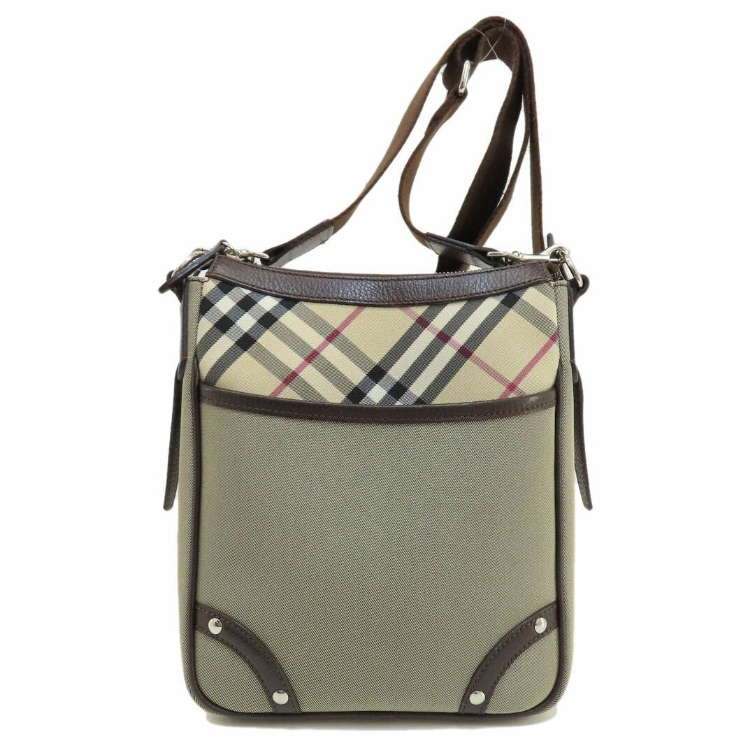 BURBERRY - BURBERRY ノバチェック ショルダーバッグ キャンバス