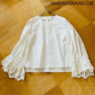 アメリカンラグシー(AMERICAN RAG CIE)の【AMERICANRAG CIE】カットワークレースカフスブラウス(シャツ/ブラウス(長袖/七分))