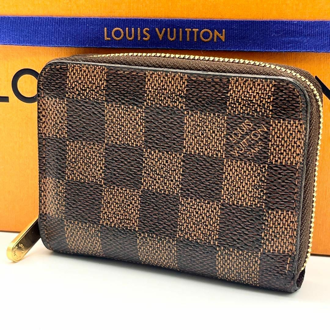 LOUIS VUITTON - ルイヴィトン コインケース 茶 ジッピーコインパース ...