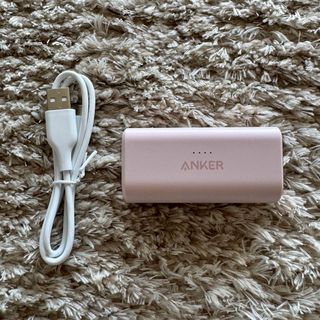 アンカー(Anker)のAnker Nano Power Bank モバイルバッテリー ピンク(バッテリー/充電器)