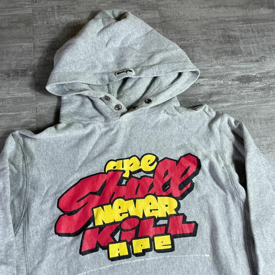 初期タグ A BATHING APE BAPE ベイプ大猿 パーカー フーディー
