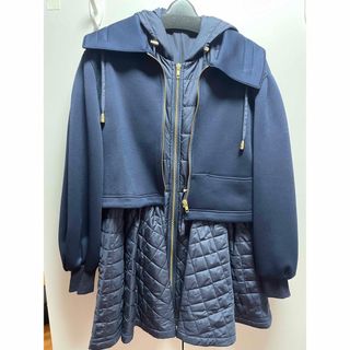 美品♡RosyMonster 3way ペプラムアウター♡ネイビーの通販 by