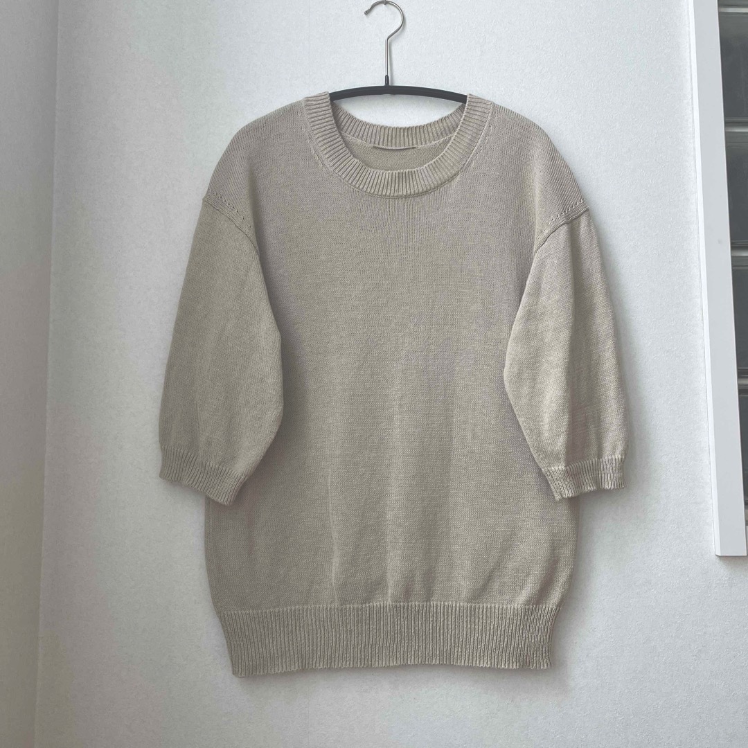L'Appartement DEUXIEME CLASSE(アパルトモンドゥーズィエムクラス)のアパルトモン Short sleeve summer knit サマーニット レディースのトップス(ニット/セーター)の商品写真
