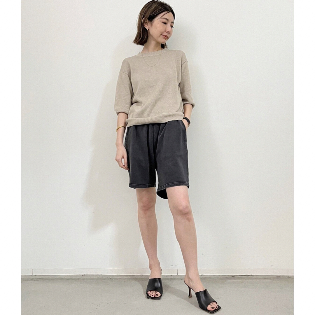 L'Appartement DEUXIEME CLASSE(アパルトモンドゥーズィエムクラス)のアパルトモン Short sleeve summer knit サマーニット レディースのトップス(ニット/セーター)の商品写真