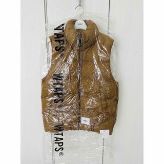 ダブルタップス(W)taps)のWTAPS 21AW BIVOUAC Down Vest ブラウン Mサイズ(ダウンベスト)