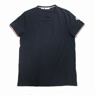 モンクレール Tシャツ スリムフィット ネイビー M-