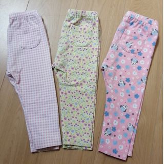 ユニクロ(UNIQLO)のUNIQLO　レギンス　size80　3枚セット(パンツ)