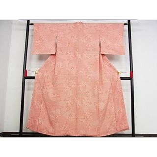 平和屋-こころ店□上質な小紋 切嵌草花文 鮫小紋柄 やまと誂製 着丈 ...