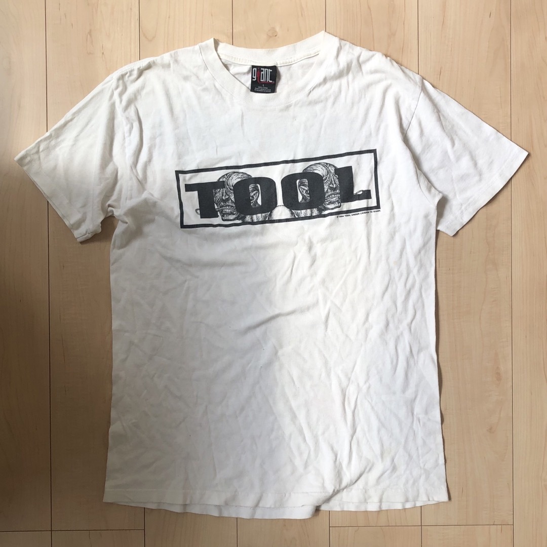 Giant(ジャイアント)のtool 90s Tシャツ 白 L メンズのトップス(Tシャツ/カットソー(半袖/袖なし))の商品写真