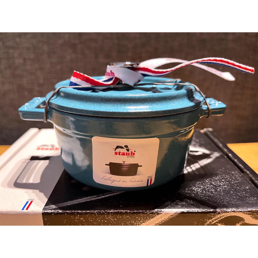 STAUB ピコ ココットラウンド ミント 10cm-