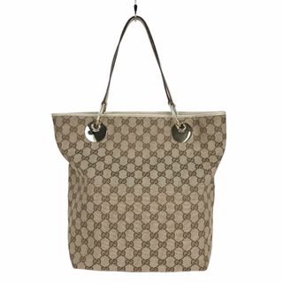 Gucci - グッチ GUCCI GGキャンバス トートバッグ 120836 ベージュ