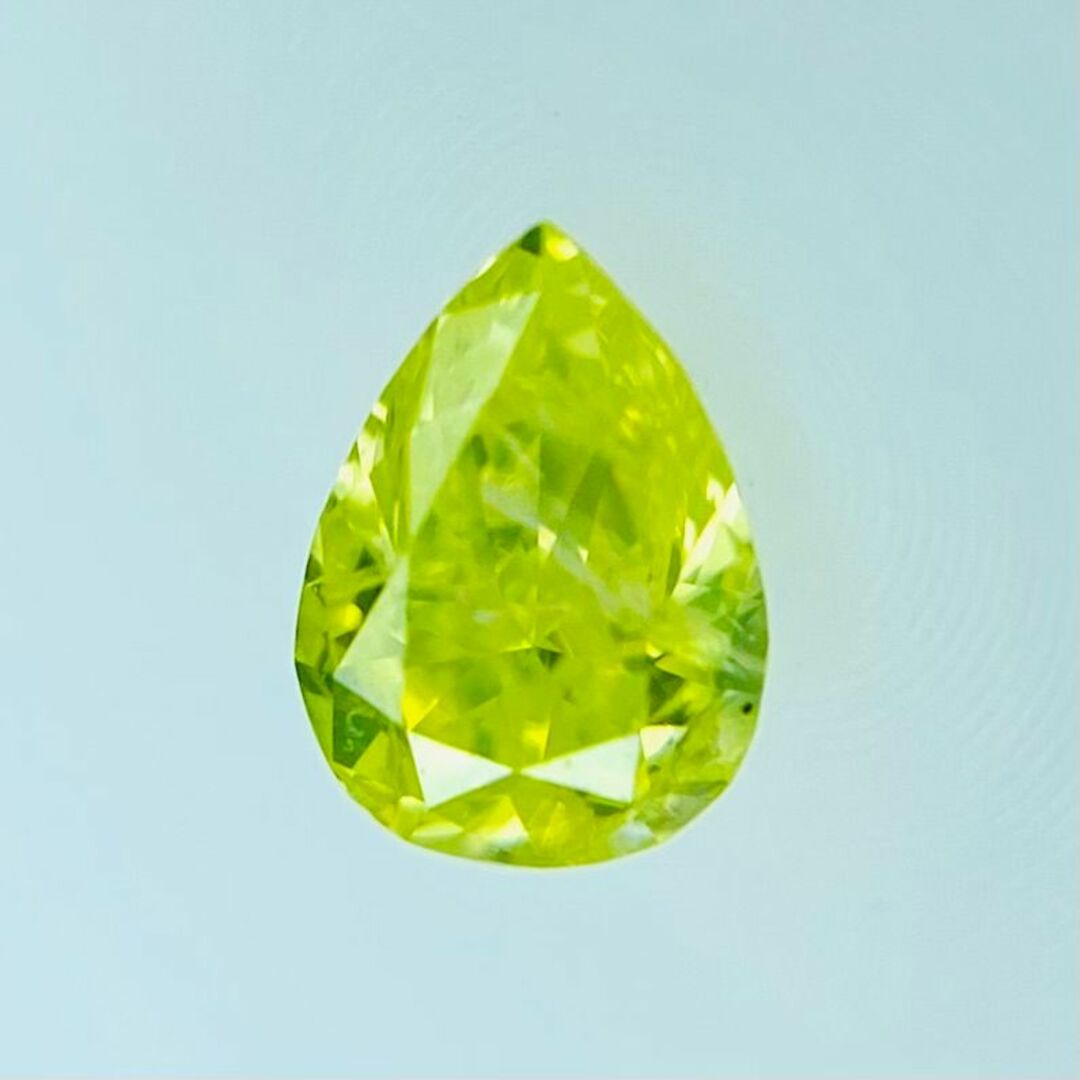 FANCY VIVID GREEN YELLOW 0.093ct PS