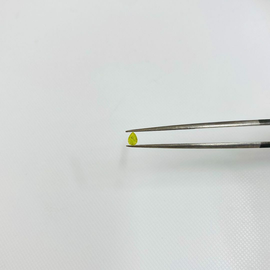 FANCY VIVID GREEN YELLOW 0.093ct PS