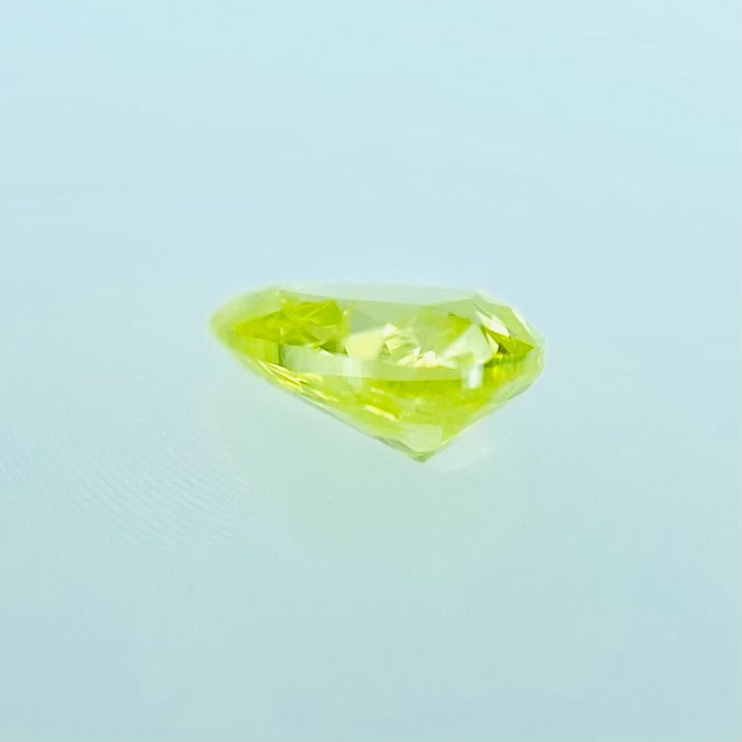 FANCY VIVID GREEN YELLOW 0.093ct PS