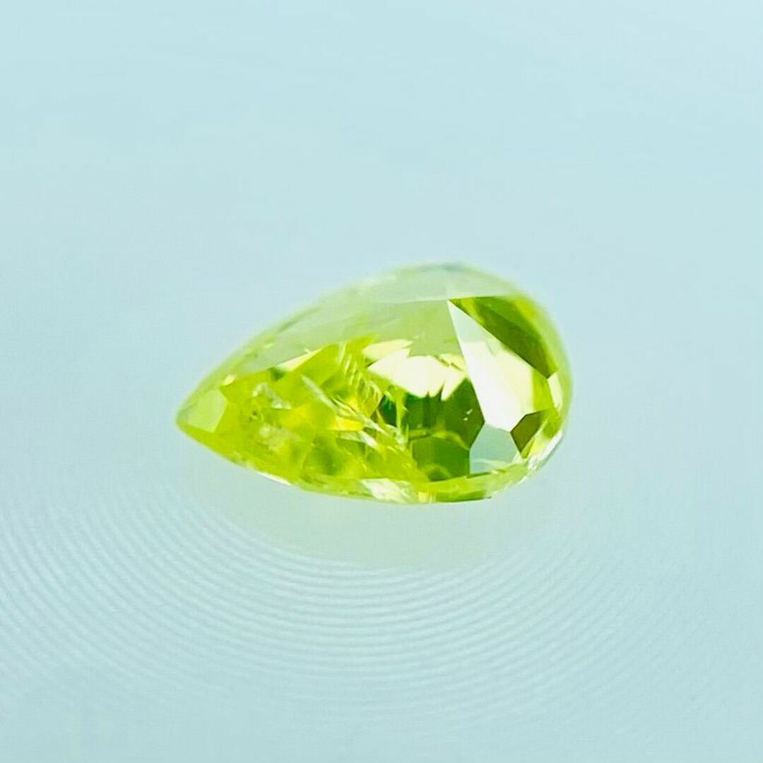 FANCY VIVID GREEN YELLOW 0.093ct PS