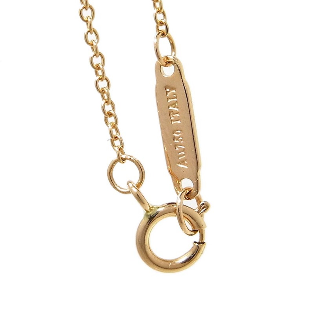 ティファニー TIFFANY&CO ティファニーT ダイヤモンド サークルペンダント ネックレス K18PG ダイヤモンド ジュエリー