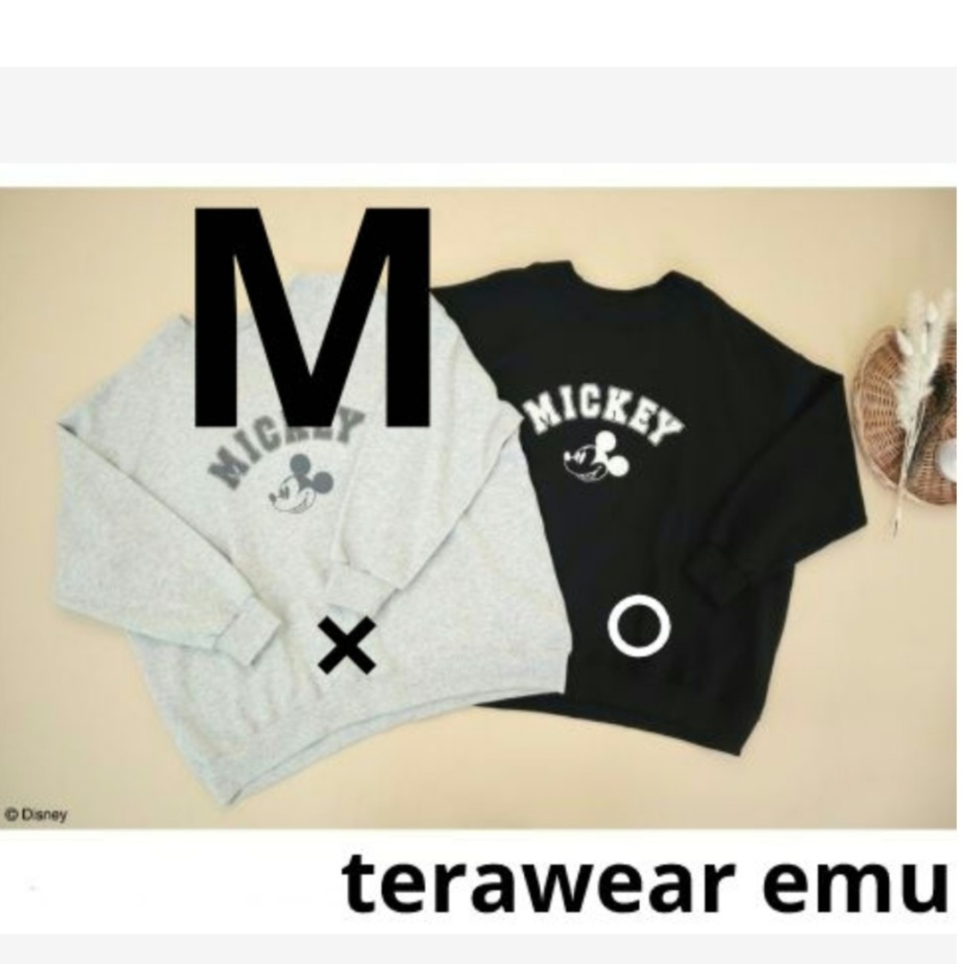 しまむら(シマムラ)のterawear emu ミッキーマウス ボートネックプルオーバー レディースのトップス(トレーナー/スウェット)の商品写真