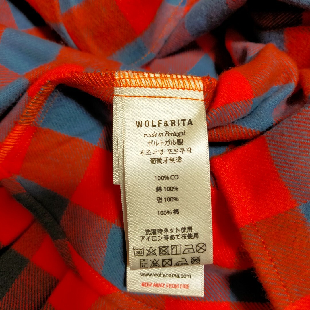 新品 wolf&rita 後ろフリルブラウス 120cm 6Y - ブラウス