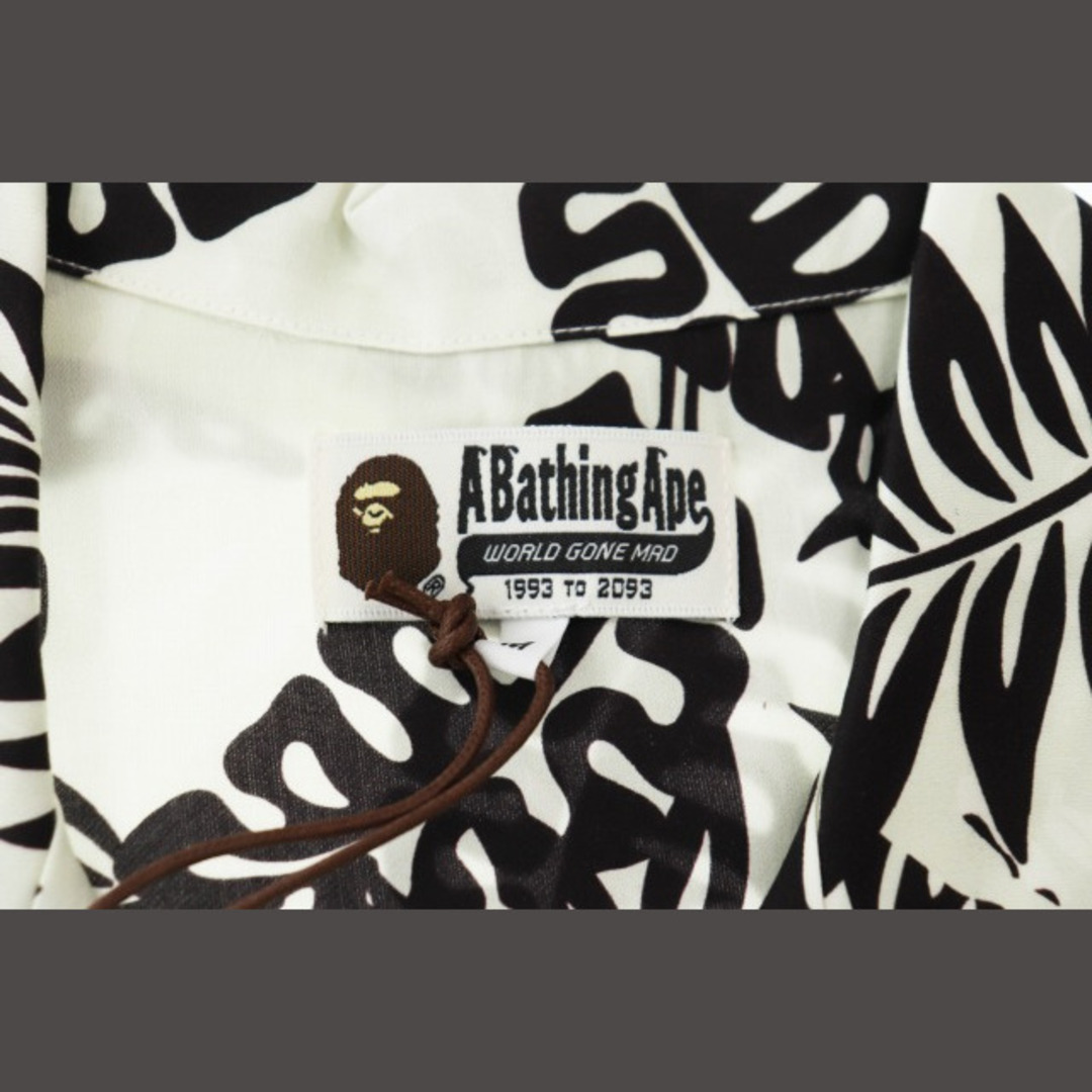 A BATHING APE - アベイシングエイプ 総柄 オープンカラー 半袖シャツ