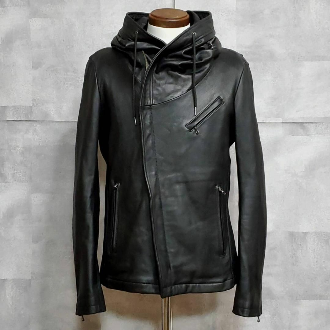 極美品 XL キャサリンハムネット ライダース 極上オールレザー