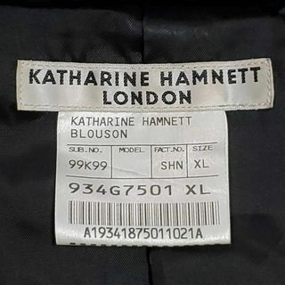 KATHARINE HAMNETT - 極美品 XL キャサリンハムネット ライダース 極上