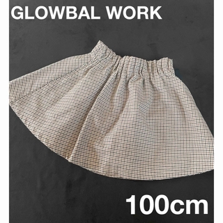 グランドグローバル(GRAND GLOBAL)のグローバルワーク　チェック柄　スカッツ　100cm(スカート)