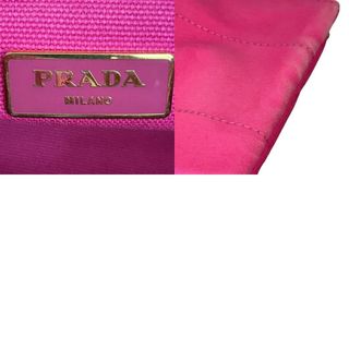 PRADA - プラダ PRADA カナバM BN1877 ピンク キャンバス レディース