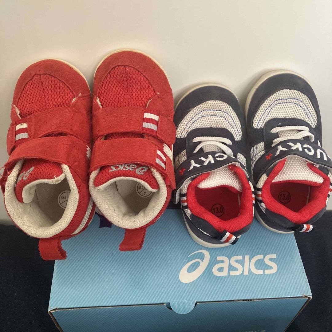 asics(アシックス)のasics スクスク他2足セット キッズ/ベビー/マタニティのベビー靴/シューズ(~14cm)(スニーカー)の商品写真