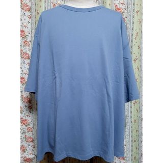 ブルー   半袖Ｔシャツ   4Lサイズ  未使用タグ付き(Tシャツ/カットソー(半袖/袖なし))