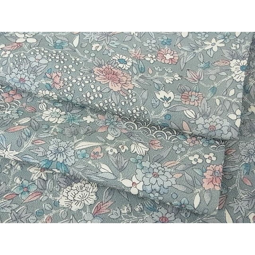 平和屋-こころ店■上質な小紋 舞花文 着丈162.5cm 裄丈64.5cm 正絹 逸品 A-ck4978 | フリマアプリ ラクマ