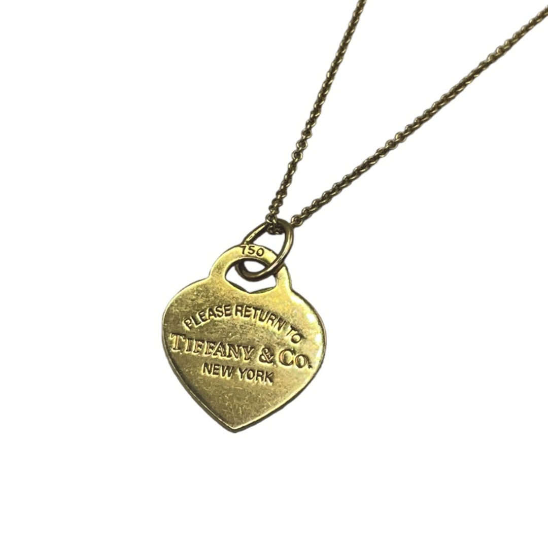 ティファニー TIFFANY&CO リターントゥハート ネックレス 750YG