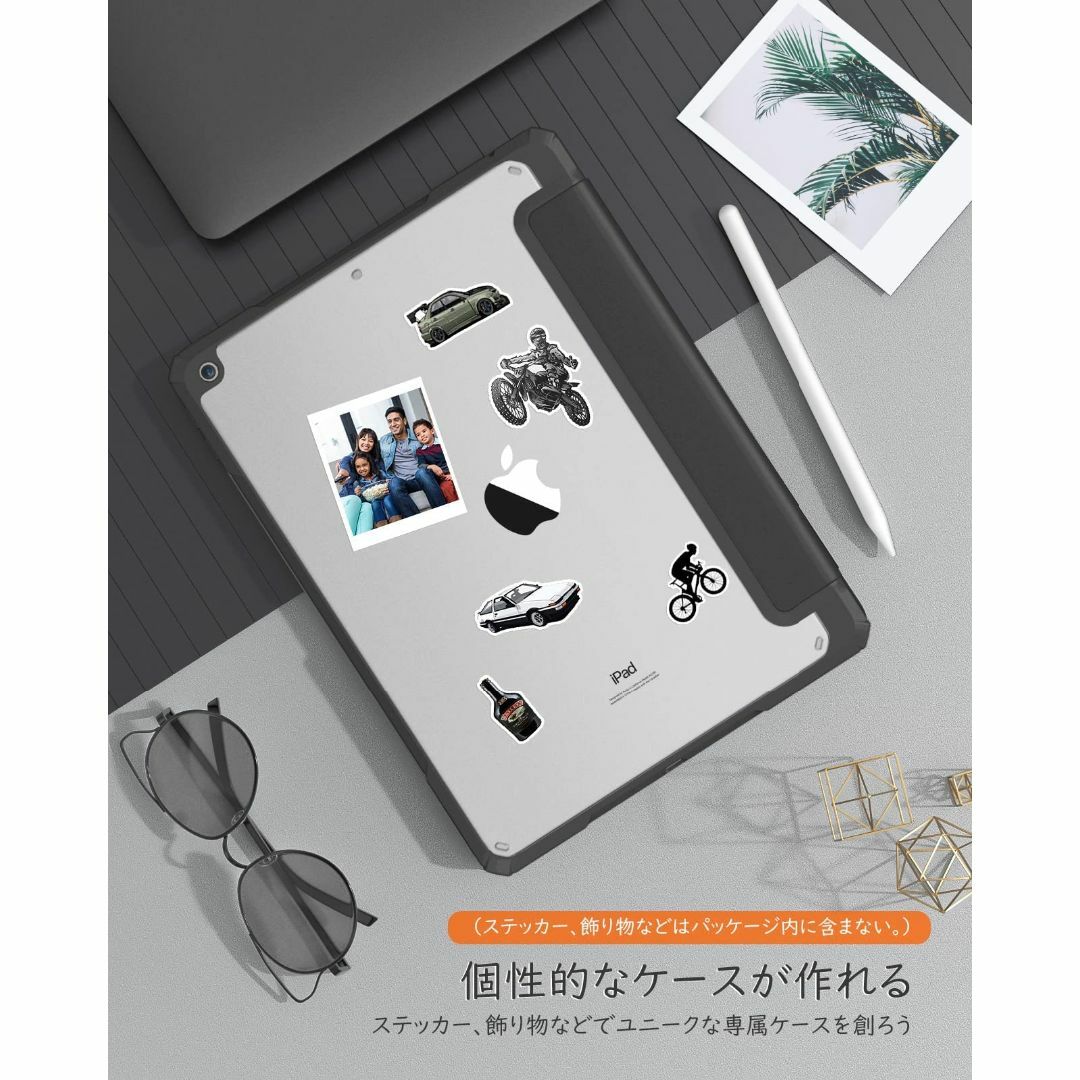 【色:ブラック】ipad 9世代 ケース 10.2インチ TiMOVO ipad