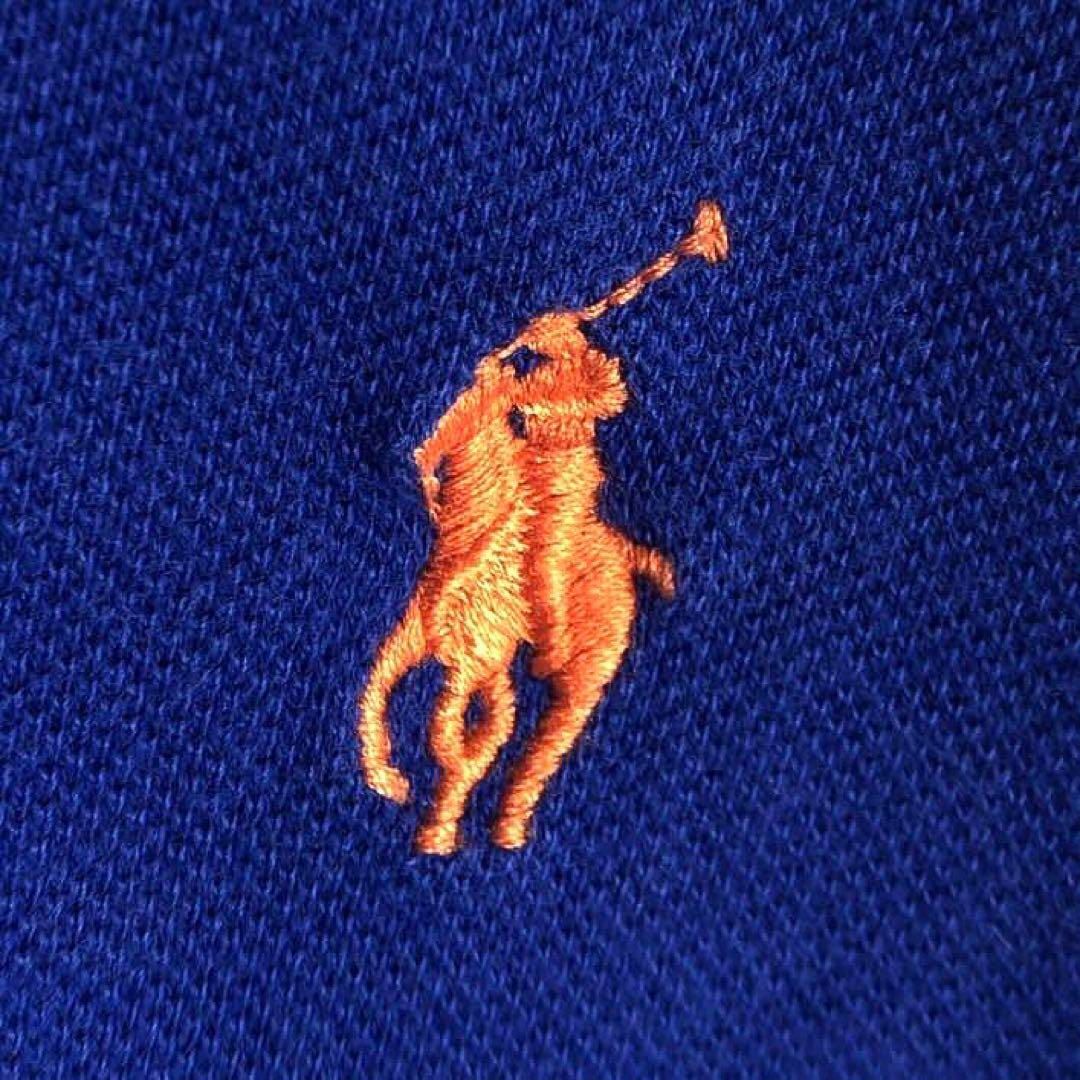 Ralph Lauren(ラルフローレン)のラルフローレン 超ゆるだぼ ビッグポロシャツ 半袖 刺繍ワンポイントロゴ ブルー メンズのトップス(ポロシャツ)の商品写真