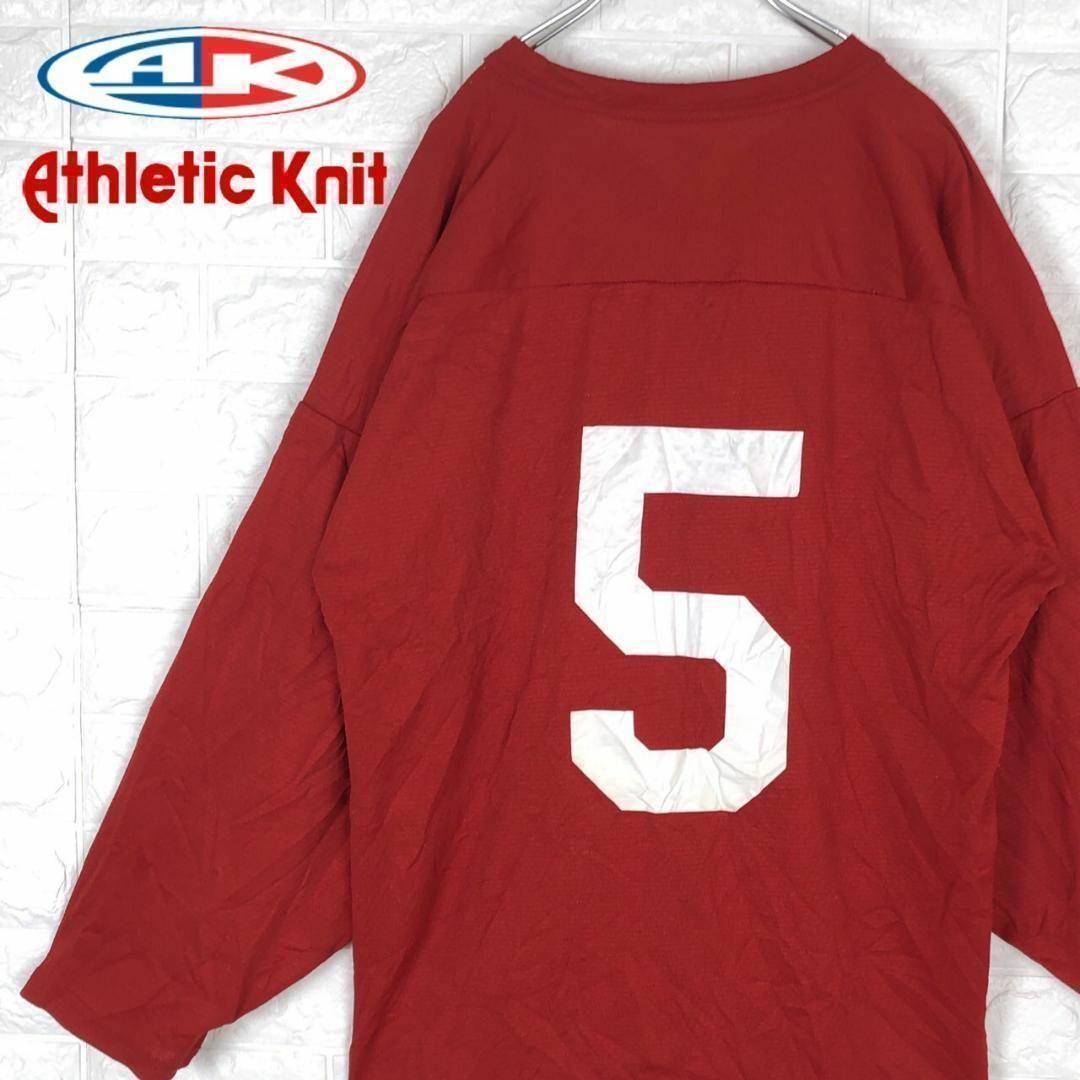 Athletic knit アスレチックニット　AG ゲームシャツサイズXLサイズ着丈