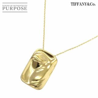 Tiffany & Co. - ティファニー TIFFANY&Co. プレート ロングネックレス 71cm K18 YG イエローゴールド 750 VLP 90196926