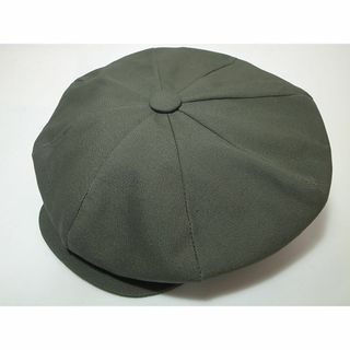 ニューヨークハット(NEW YORK HAT)のUSA製ニューヨークハットCanvas Big Appleコットン大ぶりオリーブ(キャスケット)