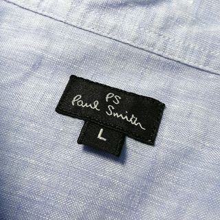 Paul Smith   PS Paul Smith花柄 高級シャツ 長袖 L 麻リネン 人気