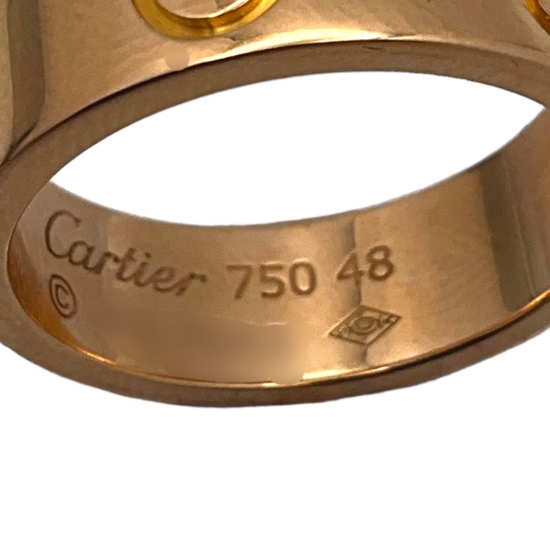 カルティエ Cartier ラブリング 750PG #48 K18ピンクゴールド ジュエリー 3