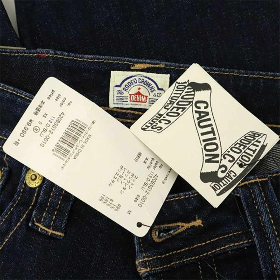 RODEO CROWNS - 未使用 ロデオクラウンズ チェック クオーター デニム