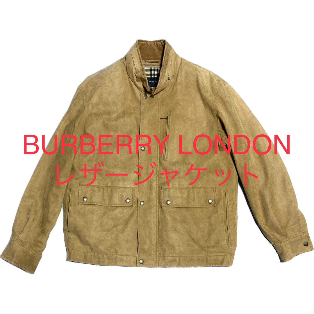 正規特約店 BURBERRY LONDON バーバリー レザージャケット チェック