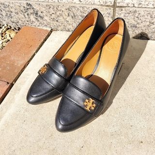 トリーバーチ(Tory Burch)のTORY BURCH トリー バーチ ローファー パンプス 黒 ブラック(ハイヒール/パンプス)