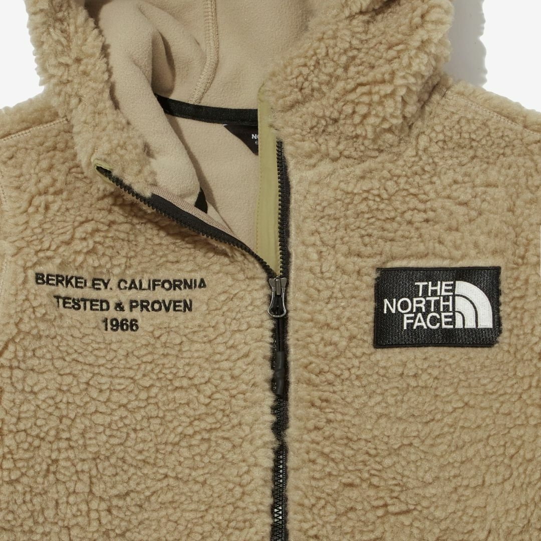 THE NORTH FACE KIDS ボアジップパーカー ベージュ110㎝ アウトレット