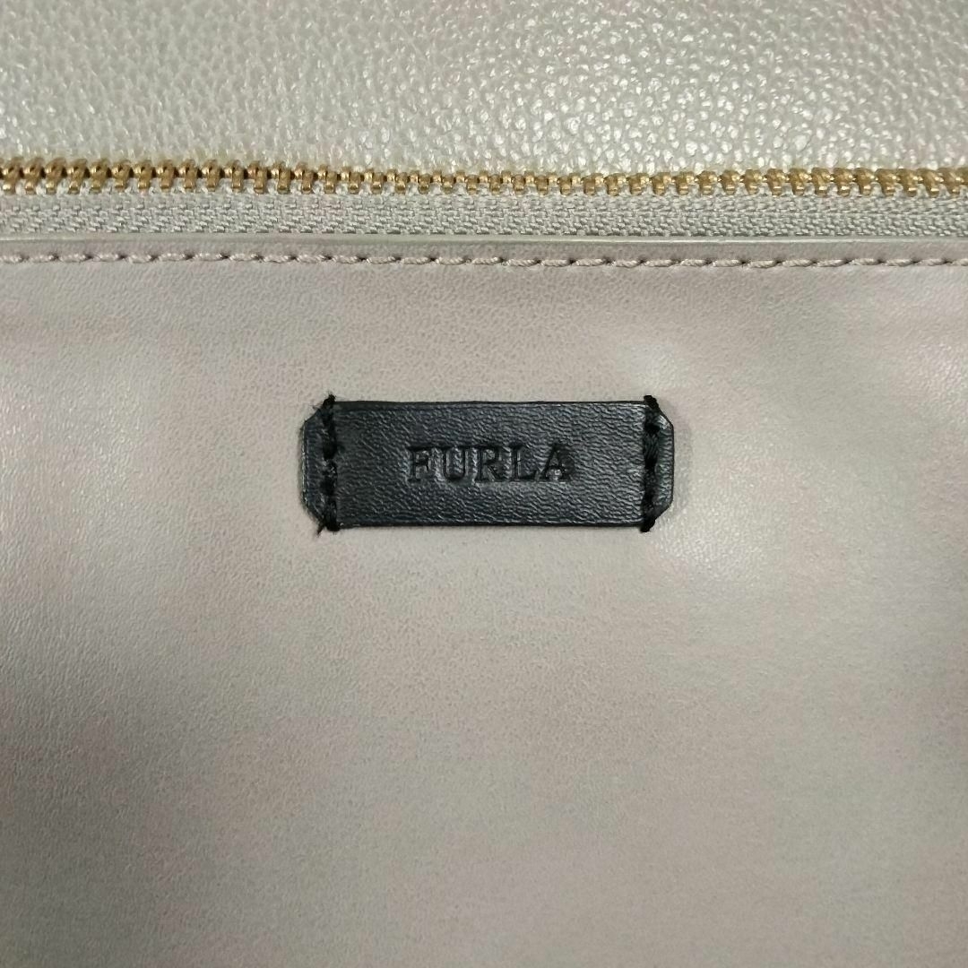 FURLA フルラ リュック バッグパック レザー ゴールド金具 グレージュ